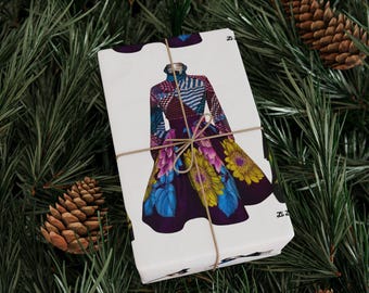 Artistic Wrapping Paper for Gifts, Colorful Gift Wrap for Birthdays, Holidays, Special Occasions, Decorative Gift Wrap