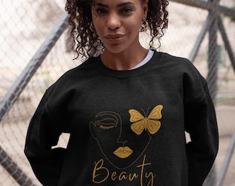Beauty for Ashes Isaiah 61:3 Christian Sweatshirt, Inspirational Bible Verse Crewneck