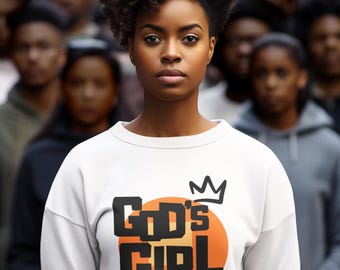 God's Girl Crewneck Sweatshirt, Christian Apparel