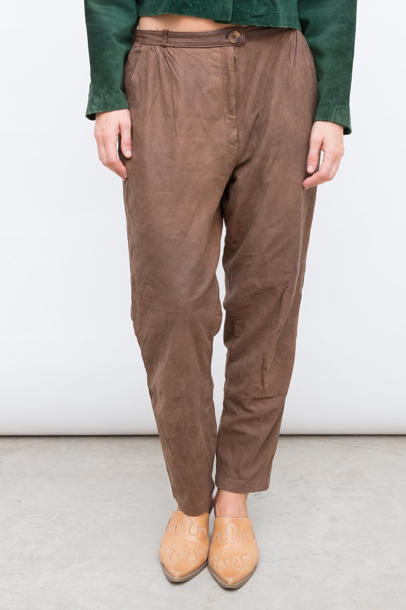 70s leather pants