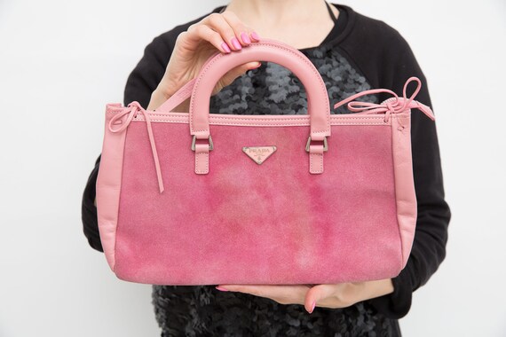 small pink prada bag