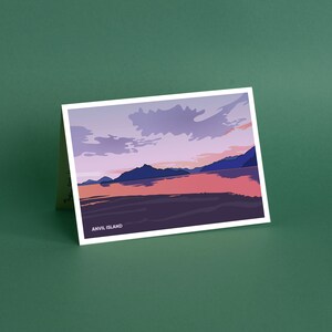 Anvil Island: Squamish BC - Carte de vœux de montagne