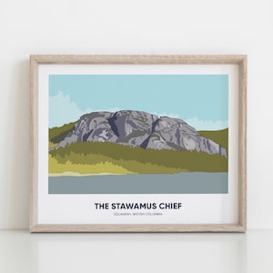Stawamus Chief Print, Mountain Art, Squamish