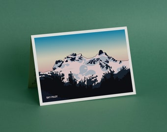 Sky Pilot: Squamish BC - Mountain Greeting Card