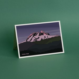 Atwell Peak: Squamish BC - Carte de vœux de montagne