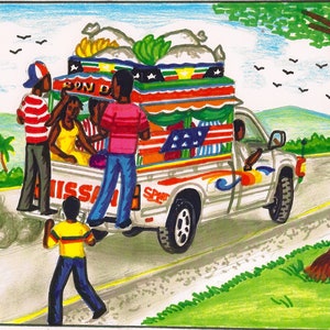 Haitian print 10 dollars