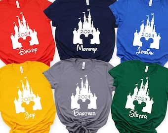 Disney Trip Shirts, Disney Familie Shirts, Disney Shirts, Mickey Shirt, Disney Castle Shirts, Disney Trip Shirt, Disney Family Matching 2023