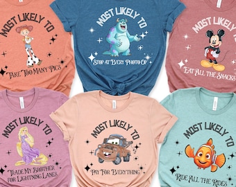 Custom Disney World Family Vacation Shirts 2026, Disney Family Trip Shirt, Matching Disney Shirts, Disneyland Squad Shirts, Personalized
