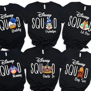 Disneyworld Shirts, Disney Family Shirts, Family Disney, Disneyland Shirt, Disney Vacation Shirts, Custom All Characters, Matching Shirts