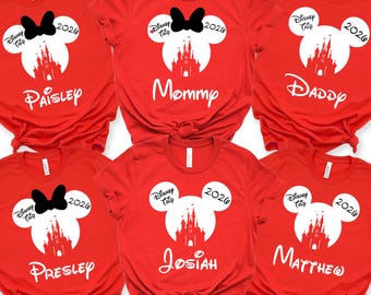Disney Family Shirt, Disney Shirts, Disney Kids Ear Shirts, Disney Family Matching Shirt, Disney Vacation Shirt, Disney Castle Family Shirts