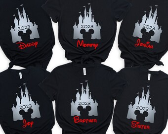 Disney Vacation Shirt, Disney Castle Family Shirt, Disney Castle 2023, Disney Mickey Minnie Shirt, Disneyland shirt, Magic Kingdom Shirt