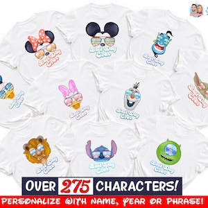 Disney Family Shirts Art, Disney Character Gigi Tshirt, Matching Trip Shirt, Valentines Gift,Disneyworld Shirts,Personalized Walt Castle Tee