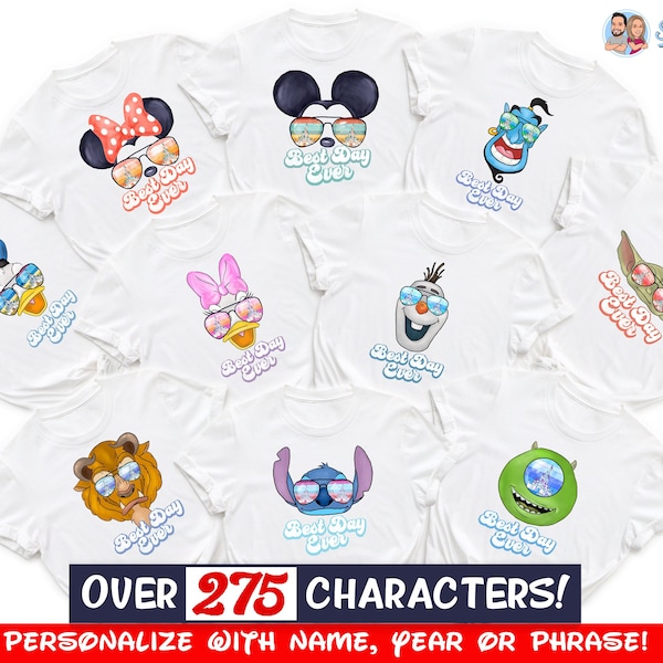 Disney Family Shirts Art, Disney Character Gigi Tshirt, Matching Trip Shirt, Valentines Gift,Disneyworld Shirts,Personalized Walt Castle Tee