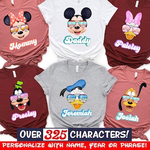 Disneyworld Shirts Family, Disney Family Shirts with Custom Names, Disney Trip Shirts 2024, Disney Kids Shirts,Disney Family Matching, Gigi