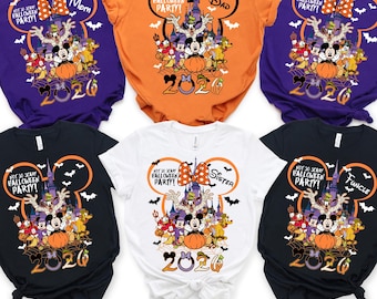 Disney Halloween Shirts 2026, Mickey Not So Scary, Disney Halloween Group Shirts, Disney Family Shirts, Matching Shirts, Disneyland Shirt