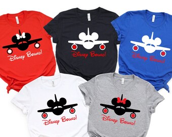 Disney Gebundene T-Shirts, Disney Familie Shirts, Benutzerdefinierte Disney Trip Shirts, Valentinstag Geschenk, personalisierte Kleidung, Disneyworld Gruppe Shirt