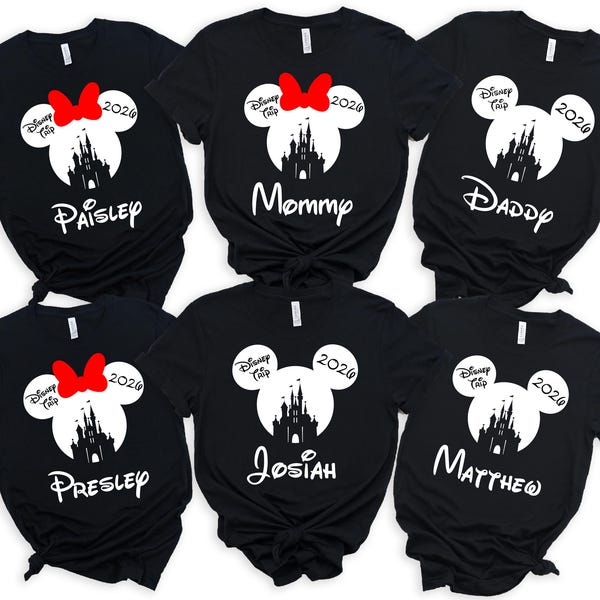 Disney Family Shirts, Disney Trip Shirts, Custom Family Disney Shirts, Disneyworld Shirts Family 2026, Disneyland Shirt, Custom Disney Shirt