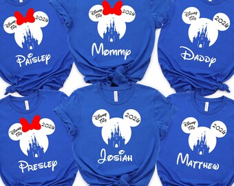 Disney Magic Kingdom Shirt, 2026 Family Matching Shirts, Disney Trip, Disneyworld Shirts, Personalized Vacation Tee, Group Shirts