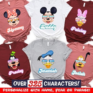 Family Disney Shirts, Disney Squad, Disney Family Shirts, Family Disneyland Shirts, Matching Disney Trip Shirts,Disney Group Shirt 2023,Gigi