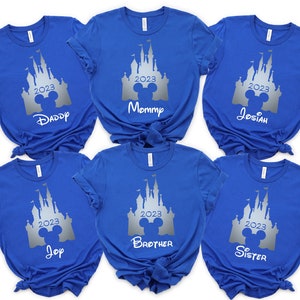 Disney Family Shirts Family Mickey Mouse Shirts Minnie Mouse Shirt Disney Trip Shirts Disney Trip Planner Custom Disney Shirts image 2