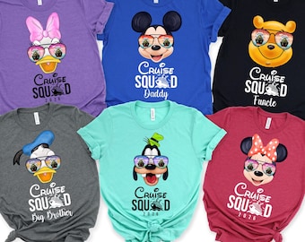 Disney Cruise Shirts 2026, Disney Cruise Family Shirts, Disney Cruise Squad Shirts, Disney Wish Family Shirts, Disney Cruise Matching Shirts
