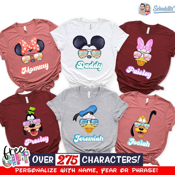 Disneyworld Shirts Family, Disneyland Shirts, Disney Family Shirts, Disney Shirts, Family Disney Shirts, Personalized Family Vacation, Gigi