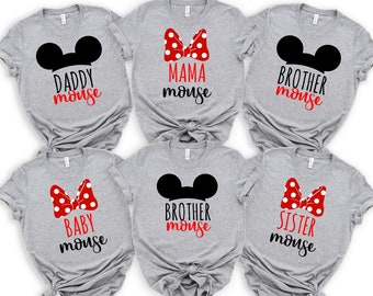 Family Mouse Shirt, Dad Mouse Mom Mouse Shirt, Disney Family Shirt, Disney Matching Shirt, Disney Vacation Shirt, Disneyland Trip Shirt 2023