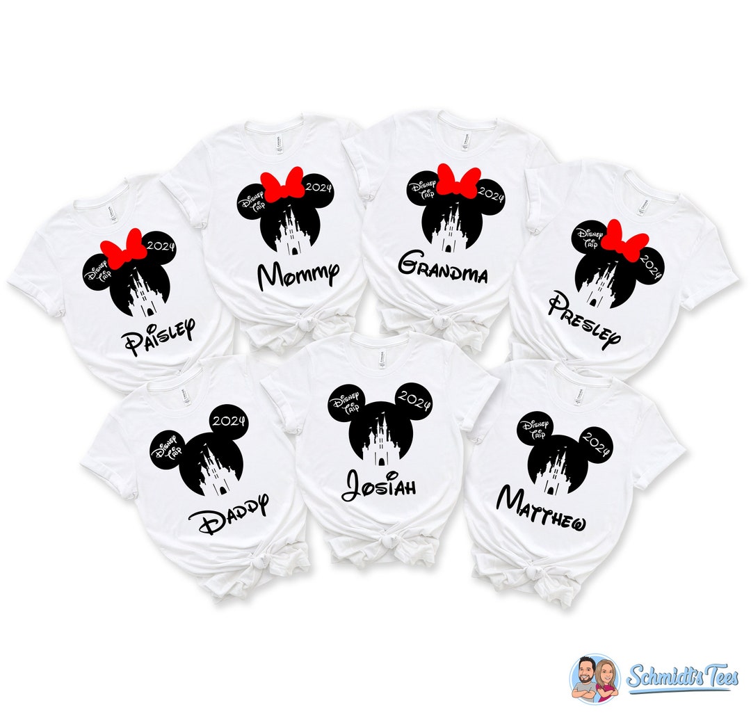 Custom Disney 2024 Family Vacation Shirt, Family Trip 2024 Shirt