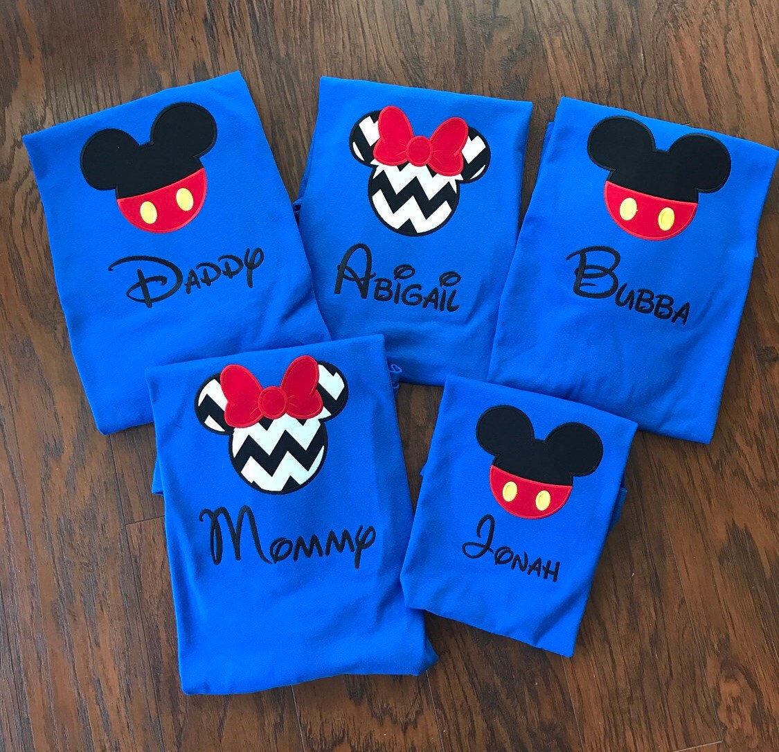 personalized disney shirts embroidered