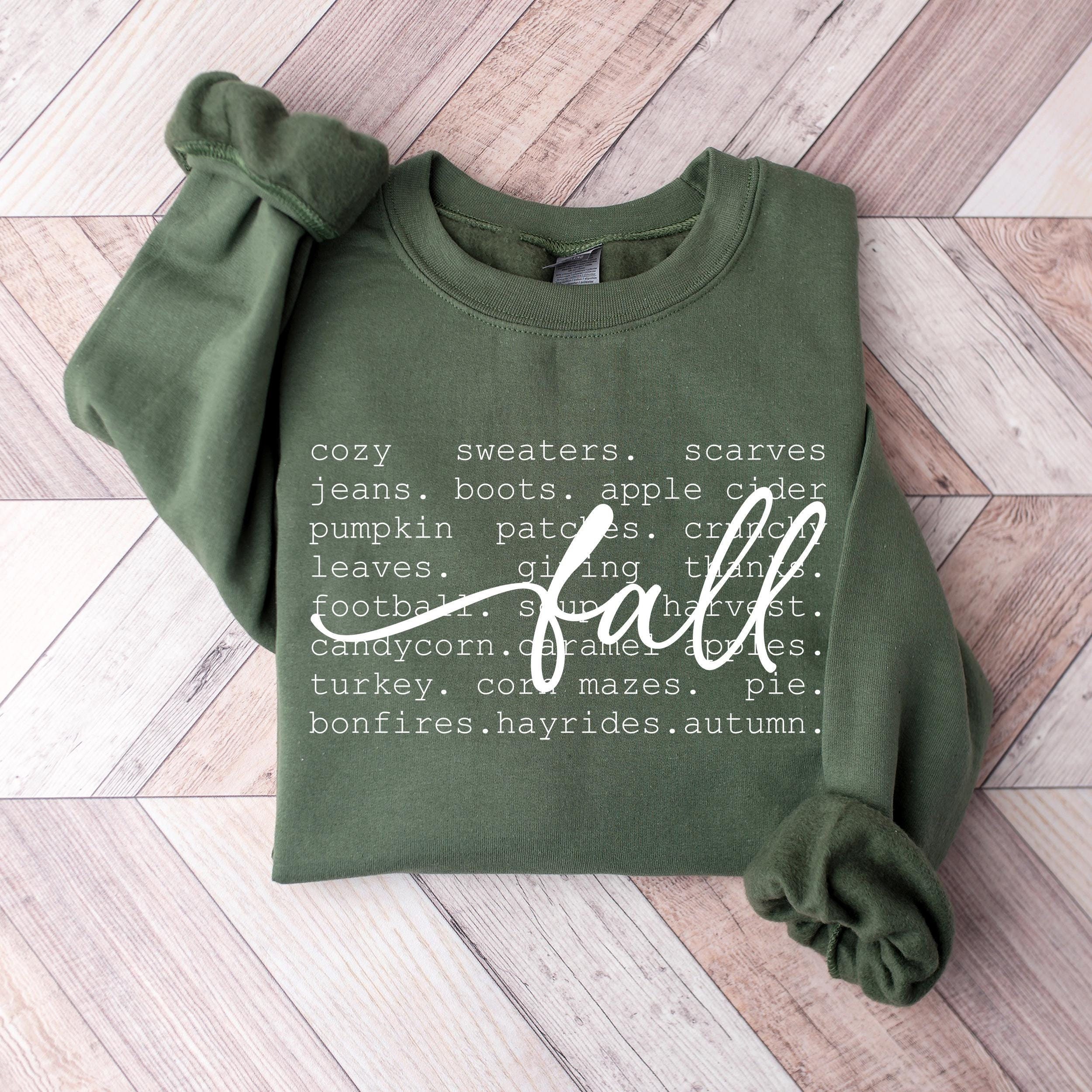 Fall Words Shirt, Hello Fall Cozy Women’s tshirt, Fall Vibes, Holiday Pumpkin Season, Thanksgiving Fall Definition Sweatshirt, Fall Gifts