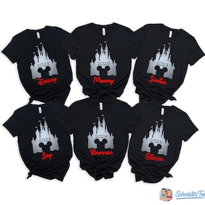 Disney Family Shirts Family Mickey Mouse Shirts Minnie Mouse Shirt Disney Trip Shirts Disney Trip Planner Custom Disney Shirts image 3