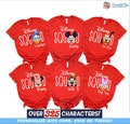Disney Family Shirts, Disneyworld Shirts Family, Custom Disney Characters Family Sunglass Shirts, Personalized, Disney Family Shirts, Gigi