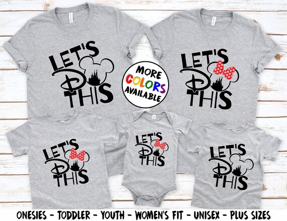 etsy disney family shirts