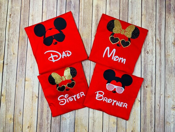 Disney Family Shirts Family Mickey Mouse Shirts Minnie | Etsy