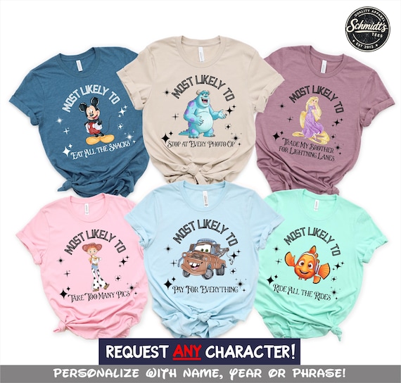 Custom Disney World Family Vacation Shirts 2026, Disney Family Trip Shirt, Matching Disney Shirts, Disneyland Squad Shirts, Personalized