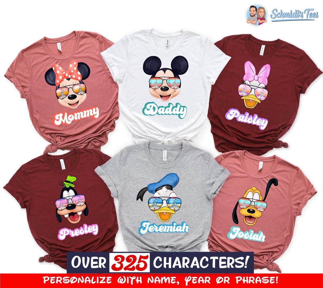 Disneyworld Shirts Family, Disney Family Shirts With Custom Names