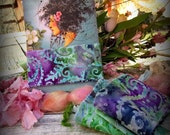 Ribbons, Handmade, Batik, Per 44 quot , Craft Supplies, Sewing, Quilting, Bohemian Decor, Junk Journals DIY