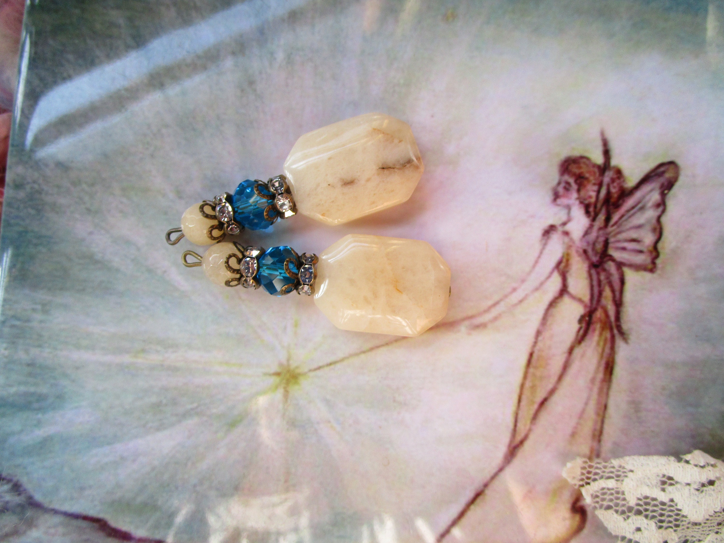 Beads Set Of 2 Handmade Craft Supplies DIY Jewelry Etsy