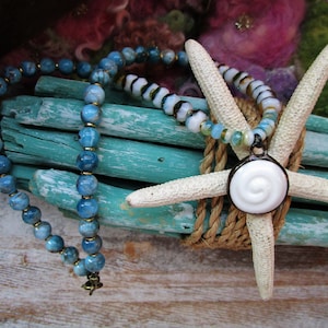 Necklace, Handmade, Gift for Her, Artisan Jewelry, Beach Necklace