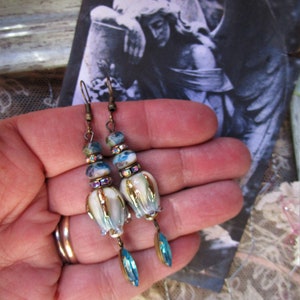 Earrings, Handmade, Shabby Chic, Gift Ideas for Her, Dangle Earrings