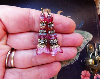 Beads, Set of 2, Handmade, Craft Supplies, Jewelry Supplies, DIY