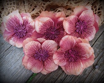 Flowers, Handmade, Appliques, Sewing, Trim, Craft Supplies, Embellishments, Roses