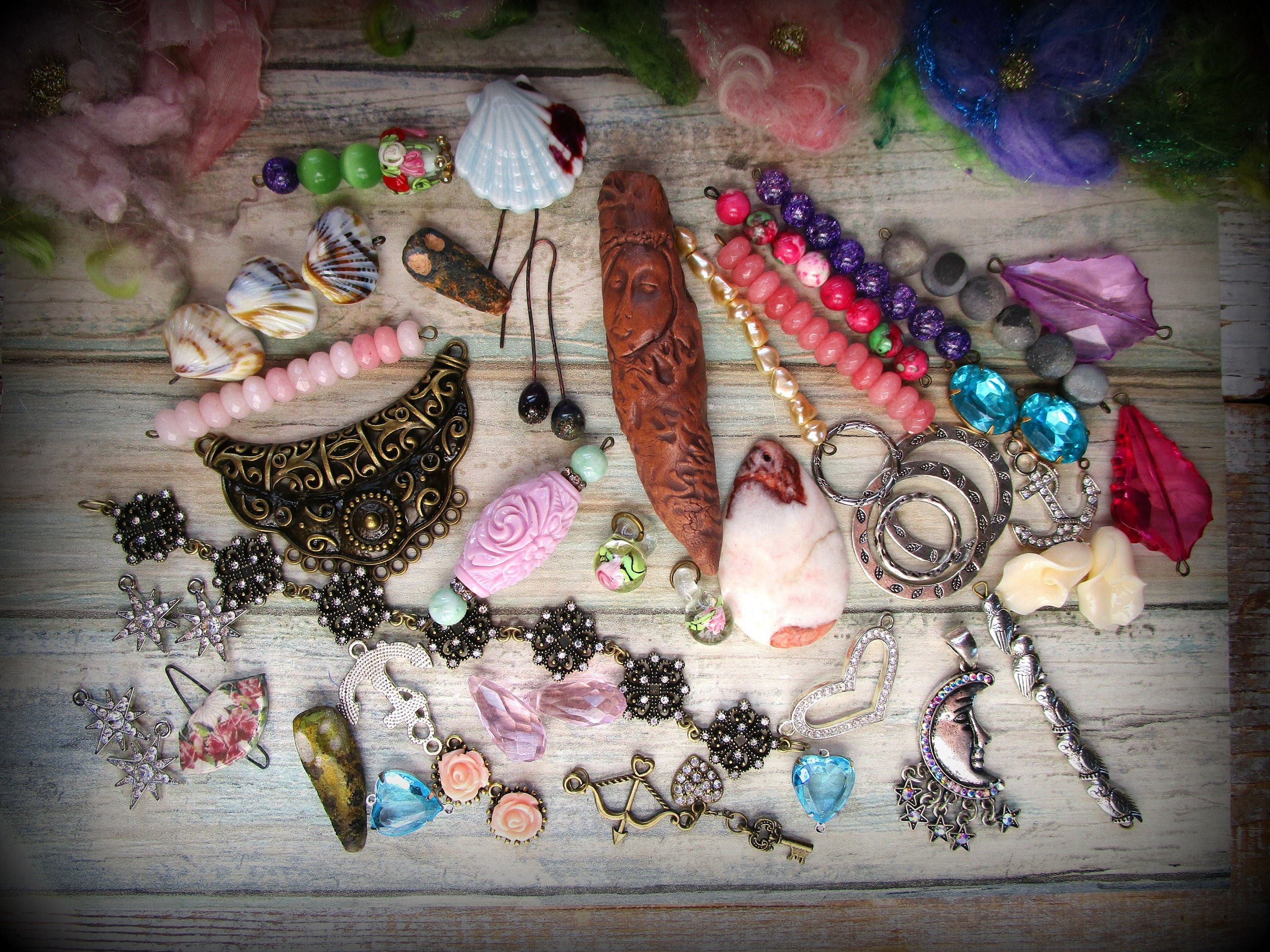 Beads Destash Craft Supplies Jewelry Supplies DIY Craft Etsy