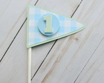 Golf Flag Cake Topper, Golf Cake Topper, Hole in One Cake Topper, Golf Cake Pick, Golf Party Theme, Personalization Optional