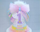 Cake and Sprinkles Birthday Party Hat, Bakery Party, Cake Party, Pastel Sprinkles, Personalized Il_170x135