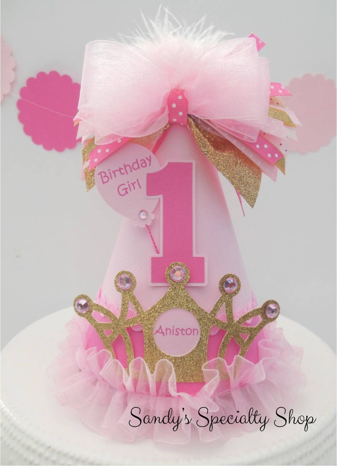 Princess Party Hat, Princess Birthday Hat, Princess Crown, Princess