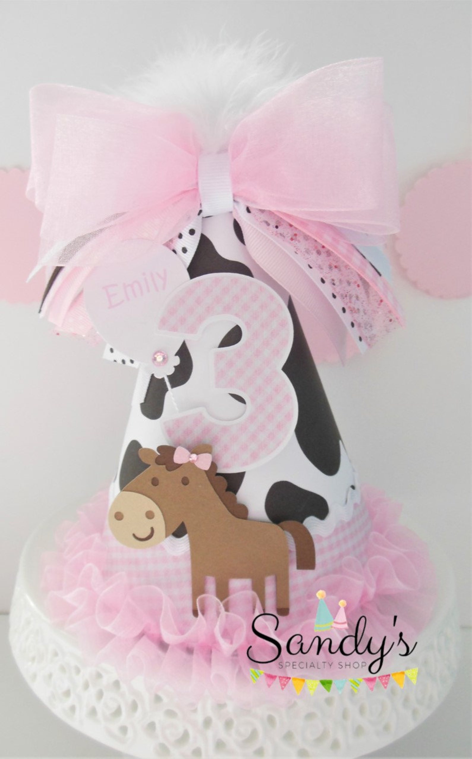 Horse Party Hat Pony Party Hat Barnyard Birthday Farm Etsy