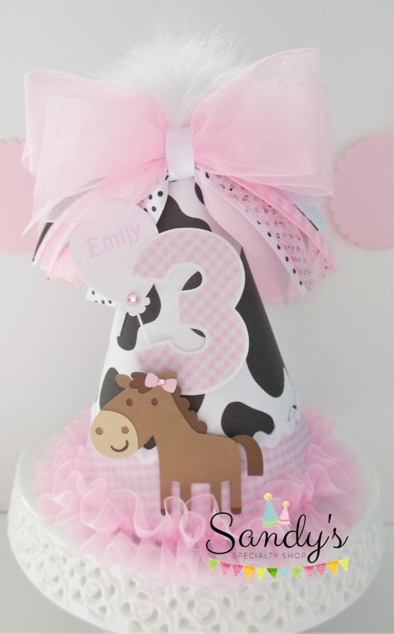 Horse Party Hat, Pony Party Hat, Barnyard Birthday, Farm Party, Horse