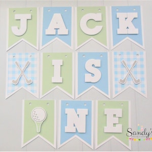 Personalized Golf Birthday Banner: Par-Tee Party Decoration