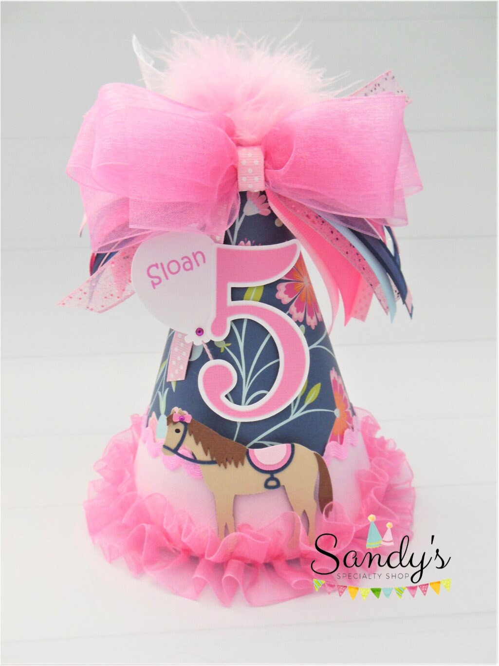 Horse Party Hat Pony Party Hat Barnyard Birthday Farm | Etsy